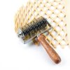 AMPSEVEN Pizza Cutter Stainless Steel Lattice Roller Baker-3