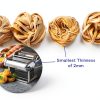 Nuvantee Manual Pasta Maker Stainless Steel 7 Settings-2