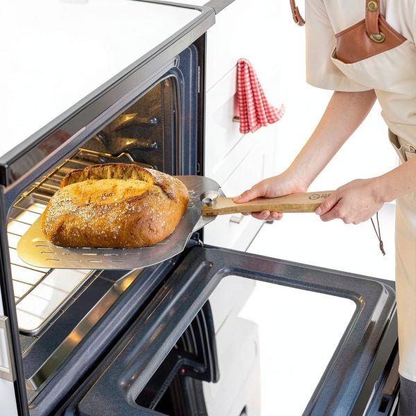 Chef Pomodoro Aluminum Pizza Peel Foldable Handle Oven Safe-8