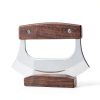 Coowolf ULU Knife Stainless Steel Walnut Handle Kitchen Tool-4