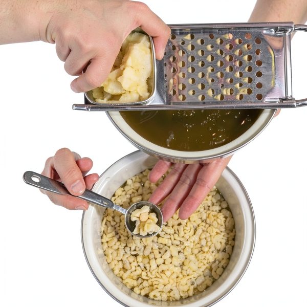 KEISSCO Spaetzle Maker Manual Stainless Steel German Noodle-4