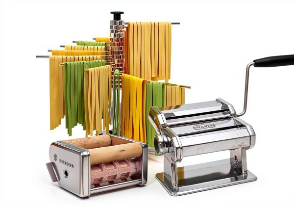Nuvantee Manual Pasta Maker Stainless Steel 7 Settings-8