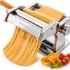 ISILER Manual Pasta Maker Stainless Steel Adjustable-0