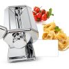 Nuvantee Manual Pasta Maker Stainless Steel 7 Settings-7