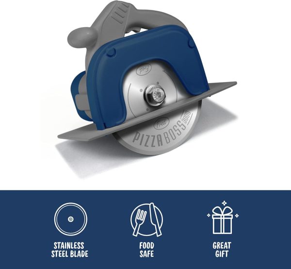 Genuine Fred Pizza Cutter Stainless Steel Blade Circular Saw-4