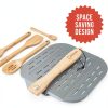 Chef Pomodoro Aluminum Pizza Peel Foldable Handle Oven Safe-5