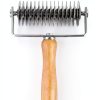 JuyVerq Lattice Roller Cutter Stainless Steel Pie Crust Tool-4