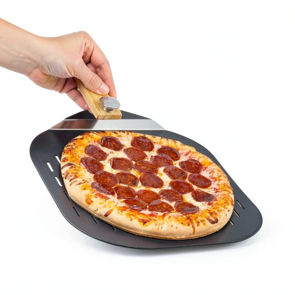 Chef Pomodoro Aluminum Pizza Peel Foldable Handle Oven Safe-7