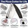 KitchenStar Pizza Cutter Stainless Steel Rocking Blade-2