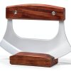 Coowolf ULU Knife Stainless Steel Walnut Handle Kitchen Tool-0