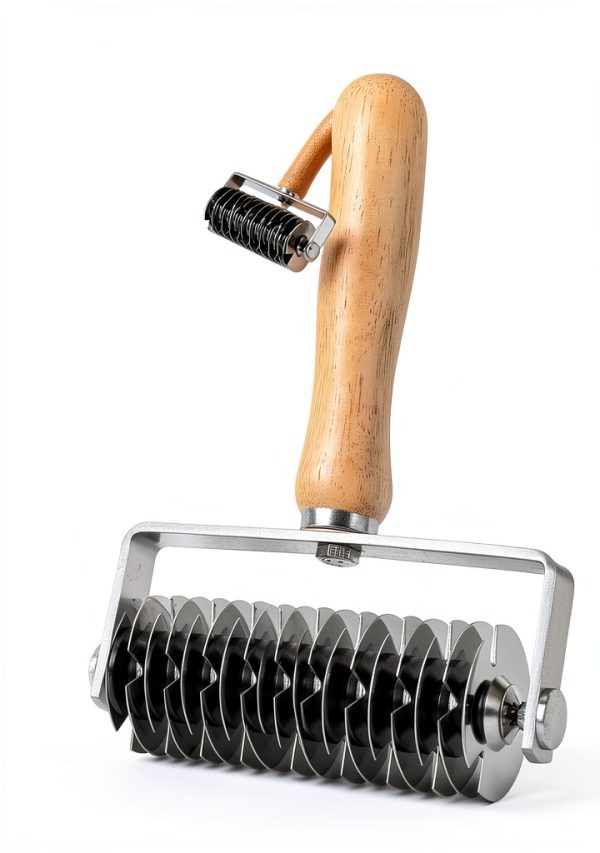 JuyVerq Lattice Roller Cutter Stainless Steel Pie Crust Tool-3