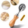 Fusiontec Ravioli Cutter Wood Handle Aluminum Frame Pasta-1