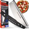 KitchenStar Pizza Cutter Stainless Steel Rocking Blade-0