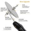 Yinghezu Stainless Steel Pizza Cutter Ergonomic Handle-2