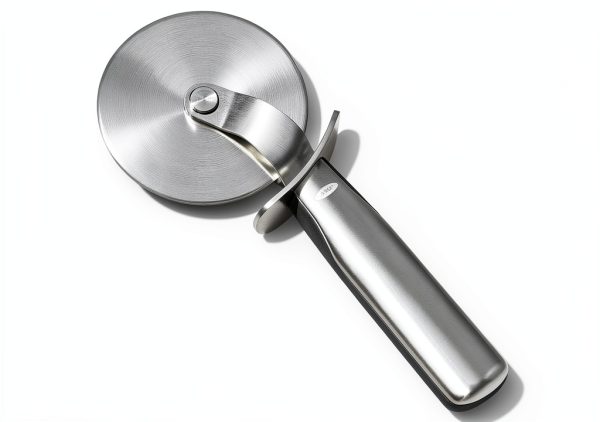OXO Pizza Cutter Stainless Steel Wheel Safe Thumb Guard-1
