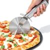OXO Pizza Cutter Stainless Steel Wheel Safe Thumb Guard-5