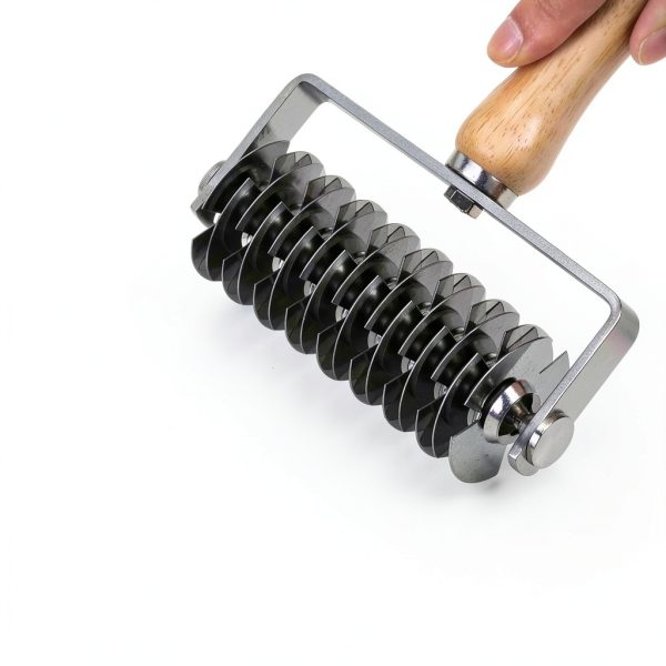 JuyVerq Lattice Roller Cutter Stainless Steel Pie Crust Tool-1
