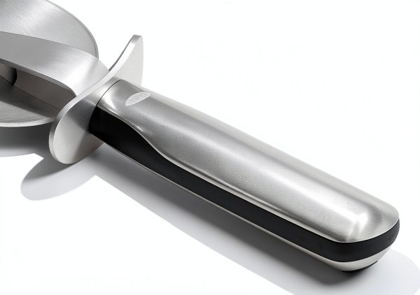 OXO Pizza Cutter Stainless Steel Wheel Safe Thumb Guard-3