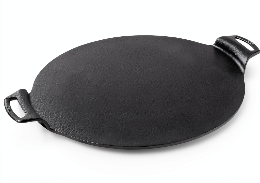 Lodge Cast Iron Pizza Pan on a kitchen counter