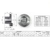 Saelno H1 Split Tapered Locking Bushing 24mm Bore Black Finish-5