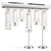 Henoyso 16 Inch Aluminum Slide Check Rack with Pen Slot-0