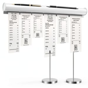 Henoyso 16 Inch Aluminum Slide Check Rack with Pen Slot-0
