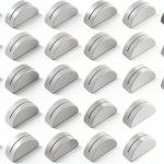 36 Pcs Wood Place Card Holders, Table Number Stands, Wooden White Table Name Holder Semicircular Design Office Tag Photo Menu Clips Wedding Banquet Birthday Party Restaurant Small Size-0