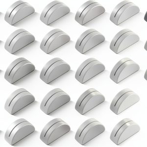 36 Pcs Wood Place Card Holders, Table Number Stands, Wooden White Table Name Holder Semicircular Design Office Tag Photo Menu Clips Wedding Banquet Birthday Party Restaurant Small Size-0