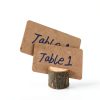 Wood Place Card Holders Toncoo Rustic Table Number Holders with Kraft-2