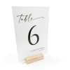 12Pcs 3.15Inch/8cm Wood Place Card Holders, Card Stand Table Number Holders Picture Holder for Wedding Party Events Display-4