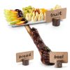 Wood Place Card Holders Toncoo Rustic Table Number Holders with Kraft-4