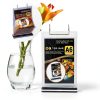 Table Flip Menu Holder 2Pcs by AMUSCHAT 6 Page Transparent PVC Stand-2