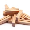 12Pcs 3.15Inch/8cm Wood Place Card Holders, Card Stand Table Number Holders Picture Holder for Wedding Party Events Display-6
