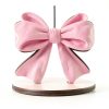 8 Pcs Pink Bow Place Cards Coquette Bow Reserved Seating Signs Table Number Holders Metal Wire Memo Clips Stands Bow Party Decorations for Wedding Bow Party Birthday Baby Shower Office-2