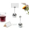 60 Pcs Disco Ball Table Number Holders, Silver Place Card Holders with Swirl Wire, Name Cards Photo Stand, Disco Ball Centerpiece Decor for Display Menu Wedding Party Birthday (2 Inch)-3