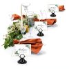 Table Number Holders 20pcs Black Metal Place Card Stands by Xozeooeu-4