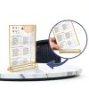 Gold Picture Frames Double-Sided 6-Pack 5x7 Acrylic Holders – Gold-3