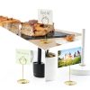 cyrico 40 Pcs Table Number Place Card Holder, 3.3 Inch Picture Holders for Tables Name Cards Photo Menu Memo Clips Sign, Ideal Table Number Stands for Wedding, Birthday Anniversary Party, Restaurant-5