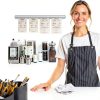 24-inch Aluminum Sliding Menu Clip Rails – Cjgyz 2‑Piece Set with Pins-2