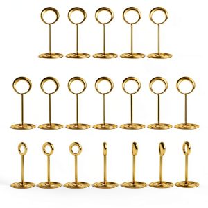 cyrico 40 Pcs Table Number Place Card Holder, 3.3 Inch Picture Holders for Tables Name Cards Photo Menu Memo Clips Sign, Ideal Table Number Stands for Wedding, Birthday Anniversary Party, Restaurant-0