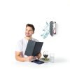 Restaurant Menu Covers Holders JK PREMIUMS PU 2‑View 4.25×11 Black-4