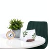 Wood Place Card Holders Walnut Pedestal Number Stands-5