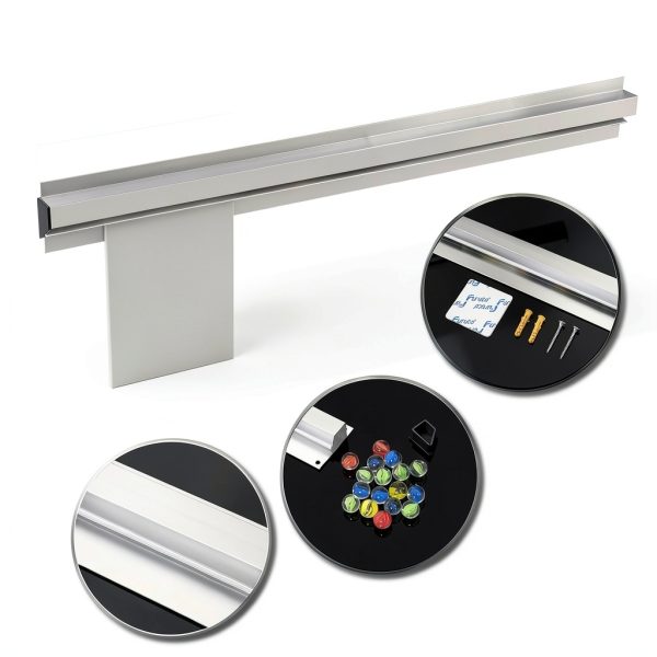 24-inch Aluminum Sliding Menu Clip Rails – Cjgyz 2‑Piece Set with Pins-6